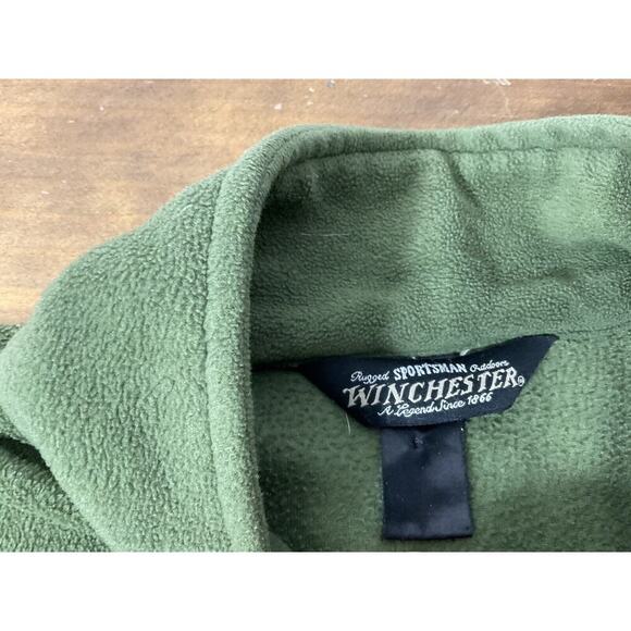 Winchester Hunting Gear DARK GREEN Fleece Vest Outerwear Size XL - Picture 4 of 8